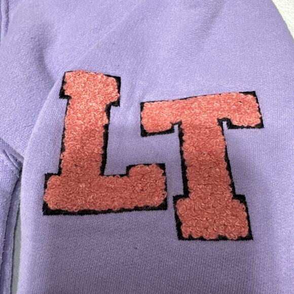 Looney Tunes Womens Juniors L Sweatshirt Embroidered That's All Folks Pullover - Picture 6 of 13